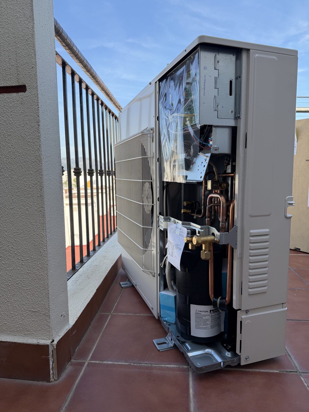 Instalación de equipo de climatización