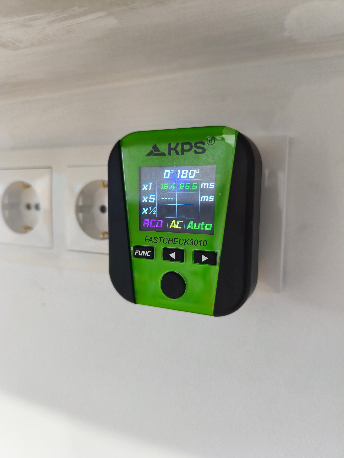 Verificación de instalación con comprobador KPS
